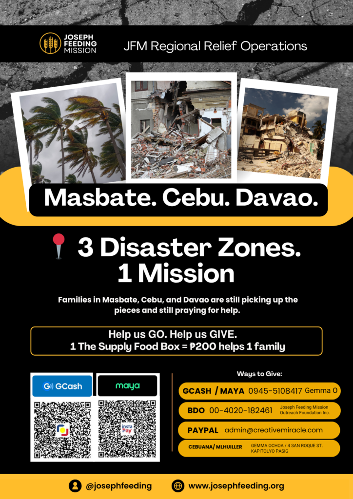 Masbate Cebu Davao Outreach