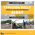 Relief Operation: Typhoon Rolly – Bicol Albay
